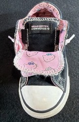 Converse Hello Kitty x Chuck Taylor All Star Madison Ox Black Size 11.5 Kids EUC