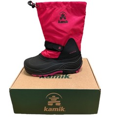 Kamik Kid’s Waterbug 5 Insulated Winter Boots Rose Pink New