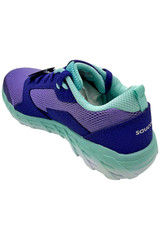Saucony Kid’s Unisex Wind Alternative 2.0 Running Shoe Purple/Turq
