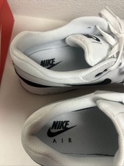 Nike Air Max 1 GS White/Black Low Top Mesh Sneaker DZ3307-106 Size 7Y New