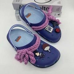 Naruto Crocs Akatsuki Anime Clogs Custom Jibbitz Slip On Sandals Unisex Shoes