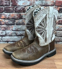 Dan Post Boots Youth Size 6 DPC-3953 Cowboy Western Distressed