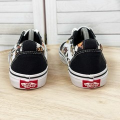 Vans Ward Checkerboard Butterfly Canvas Low Top Lace Up Sneakers Big Kids 3