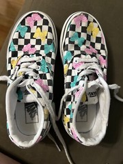 Vans Kids Size 13 Butterfly Print