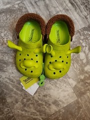 New Kid’s Size J2 Classic Dreamworks Shrek Clog Crocs 209375 3TX