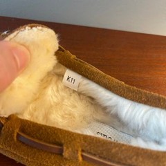 J. Crew Crewcuts Kids Sherpa Suede Lodge Slippers Kids Size 11