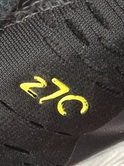 Nike Air Max 270 (GS) Kids Anthracite Yellow Gray DO5869-001 Youth Sz 6Y