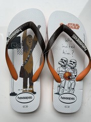 Havaianas Flip Flops, Star Wars Size USA 10 1/2 New