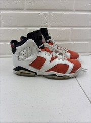Nike Air Jordan 6 Retro Gatorade Like Mike White & Orange 384665-145 Size 7Y