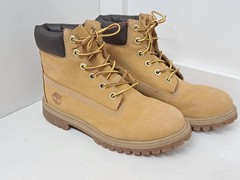 Timberland Premium 6″ wheat Nubuck Junior, Size C5
