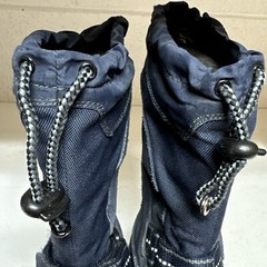 LL Bean Kids Winter Snow Boots Excellent Size 13 Heavy Lined Weather Proof