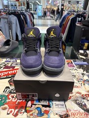 GRD SCHOOL AIR JORDAN 4 RETRO LAKERS LAKESHOW_IMPERIAL PURPLE IB4171-500-SIZE 7