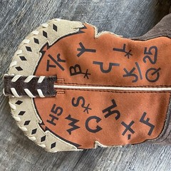 Ariat Pete Kids Western Boots Size 2 Wide Square Toe Orange Tan Leather 10015393