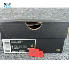 Nike Air Jordan 1 Retro Mid White Black Orange PS PRESCHOOL Shoes DQ8424-801