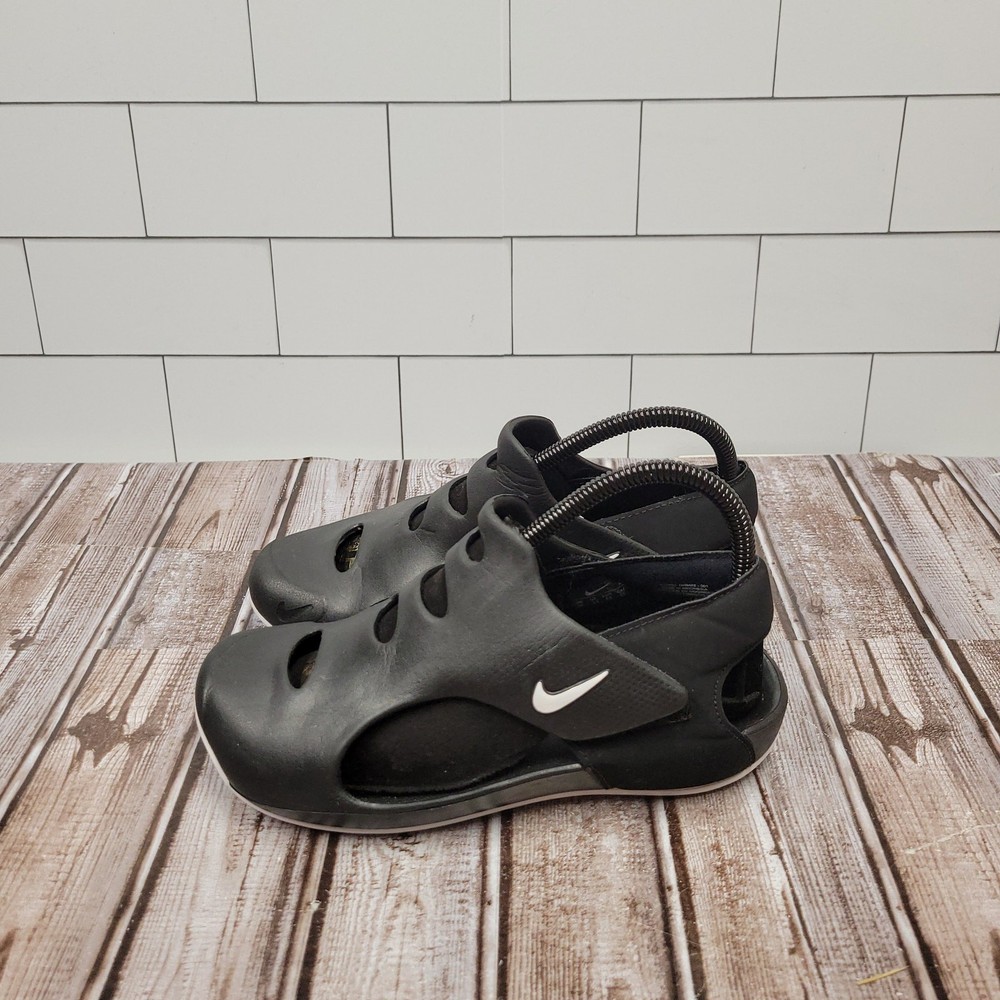 Nike Sunray Protect 2 Black Water Sandals Kids Youth Size 3Y
