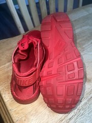 Size 5 (GS) – Nike Huarache Run Low Triple Red