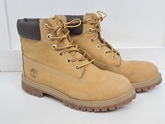 Timberland Premium 6″ wheat Nubuck Junior, Size C5