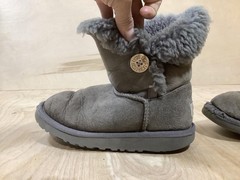 Ugg Australia Boot Bailey Button Gray Kids Ugg Bailey Lined Unknown Size 9″ Long