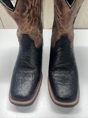Dan Post Youth – Size 5D Brown/Black Square Toe Cowboy Boots Style DPC3944
