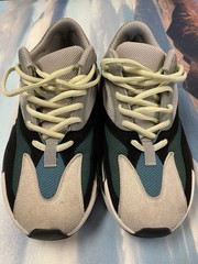 adidas Yeezy Boost 700 Wave Runner Gray Black Blue Orange Athletic Sneaker sz 8