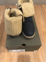 Timberland Big Kids‘ Boot Fold Down BlueTB01690A Size 5.5 Juniors