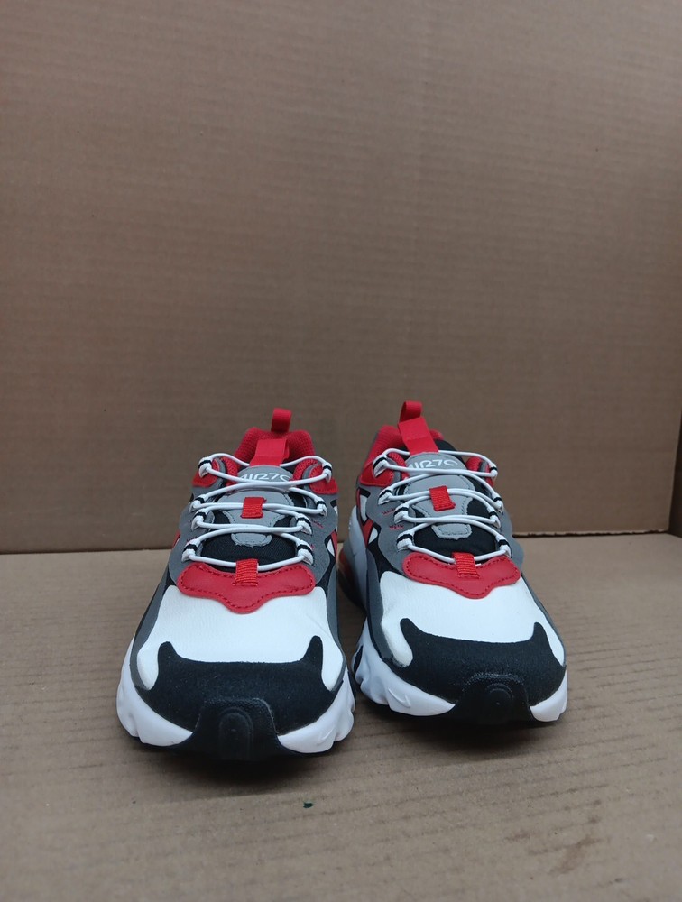 Nike Air Max 270 Rt (Ps) Style- Bq0102, Grey/red/black, Sz 2.5
