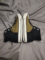 Converse All Star Chuck Taylor Junior Size 1 Sneakers 645224F Green And Black