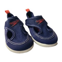 Speedo Hybrid Water Shoes Kids Swim Shoes Blue Size Small 5-6 Beach Summer Pool