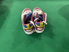 Nike Low Top Unisex Kids Athletic Sneakers Colorblock White/Purple/Blue Sz 6.5
