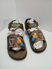 ​VINTAGE Disney HERCULES „HYDRA SLAYER“ Sandal Pair Kids 1997 Rare Sz 2