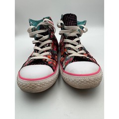 Converse Chuck Taylor All Star High Top Floral Polka Dot Sneakers 654210F 4.5Y
