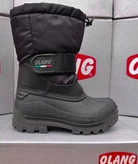 Olang – Kids Canada Nero Black Winter 100% Waterproof Boots (-30°C) New in Box