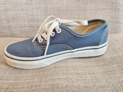 Vans AUTHENTIC Kids Shoes In Navy/True White Size US 1.0 Youth