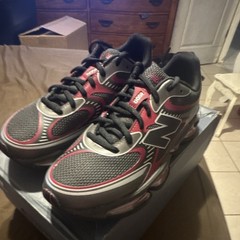 New Balance 2000 Lite G20002NT Unisex Kids Gray/Red/Black Mesh US 7