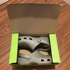 Crocs Classic Clog K Moss Green Slip On Shoes Youth Junior Size 4 NEW