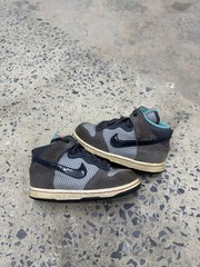 Nike Dunk High Wolf Grey Calypso Sneakers 2012 Kids Shoes 9C Toddler Rare Worn