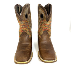 Lil‘ Rebel by Durango Little Kid Coffee/Bone 8″ Western Boot 5M Cowboy