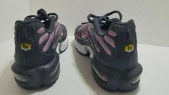 Nike Air Max Plus TN GS Running Shoes Gridiron Grey 718071 006 Sz 3.5Y-Wmns 5.5