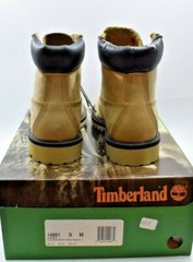 NEW VINTAGE!!! TIMBERLAND CLASSIC BOOT GOLD/BLACK JUNIORS SIZE 5 M (14991)