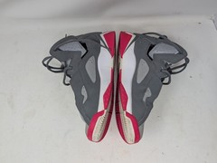 Nike Jordan True Flight Youth Shoes Size 5Y GG Cool Grey White Pink 342774-003