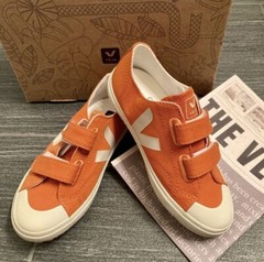 VEJA Orange Sneakers, Size 12.5US/30EUR