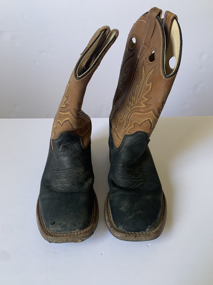 Cody James 2D Ryder Cowboy Boots Square Toe Brown Western