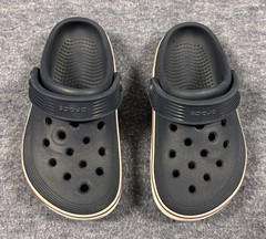 Crocs Crocband Cruiser Sandals for Children Navy/Red, Size 10C