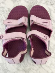 Nike Ndestrukt Kids‘ Strap Sandals. Purple In Size 5Y