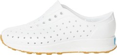 Native Robbie Child Sneaker – Shell White/Shell White/Mash Speckle Rubber