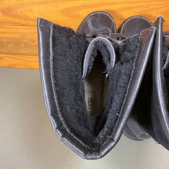 Kid’s UGG Butte II CWR Waterproof Winter Boots Kids Size 2.5 Black Leather
