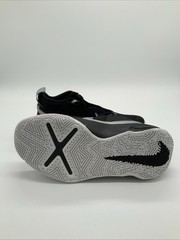 Size 5.5 (GS) – Nike Team Hustle D10 Low Black Metallic Silver CW6735 004