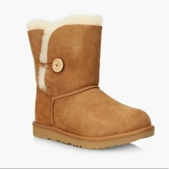 UGG Chestnut Brown Bailey Button Boots – 7, Toddler