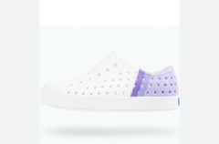 Native Kids Jefferson Block Shoes Shell White Powder Gradient Block Size 12 NWB