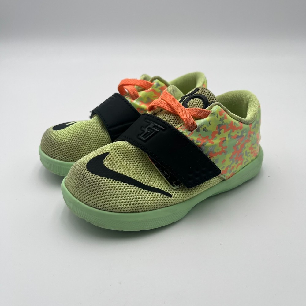 Nike KD Kevin Durant Easter VII Lime Black Green Shoe Size Toddler 7C